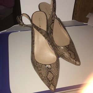 Fashion Bug faux snake skin heels 9M